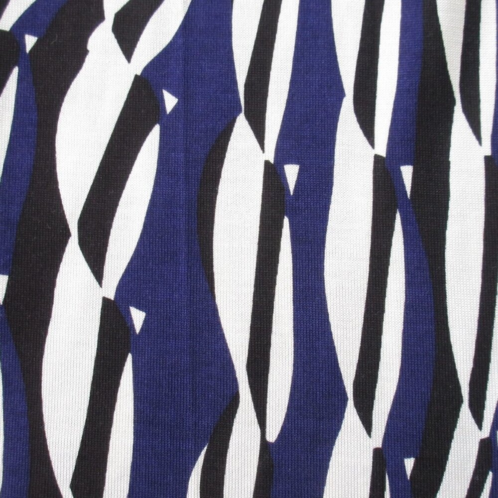 NWT Diane von Furstenberg New Jeanne Two in Glass Weave Silk Wrap Dress 14 - Picture 4 of 9